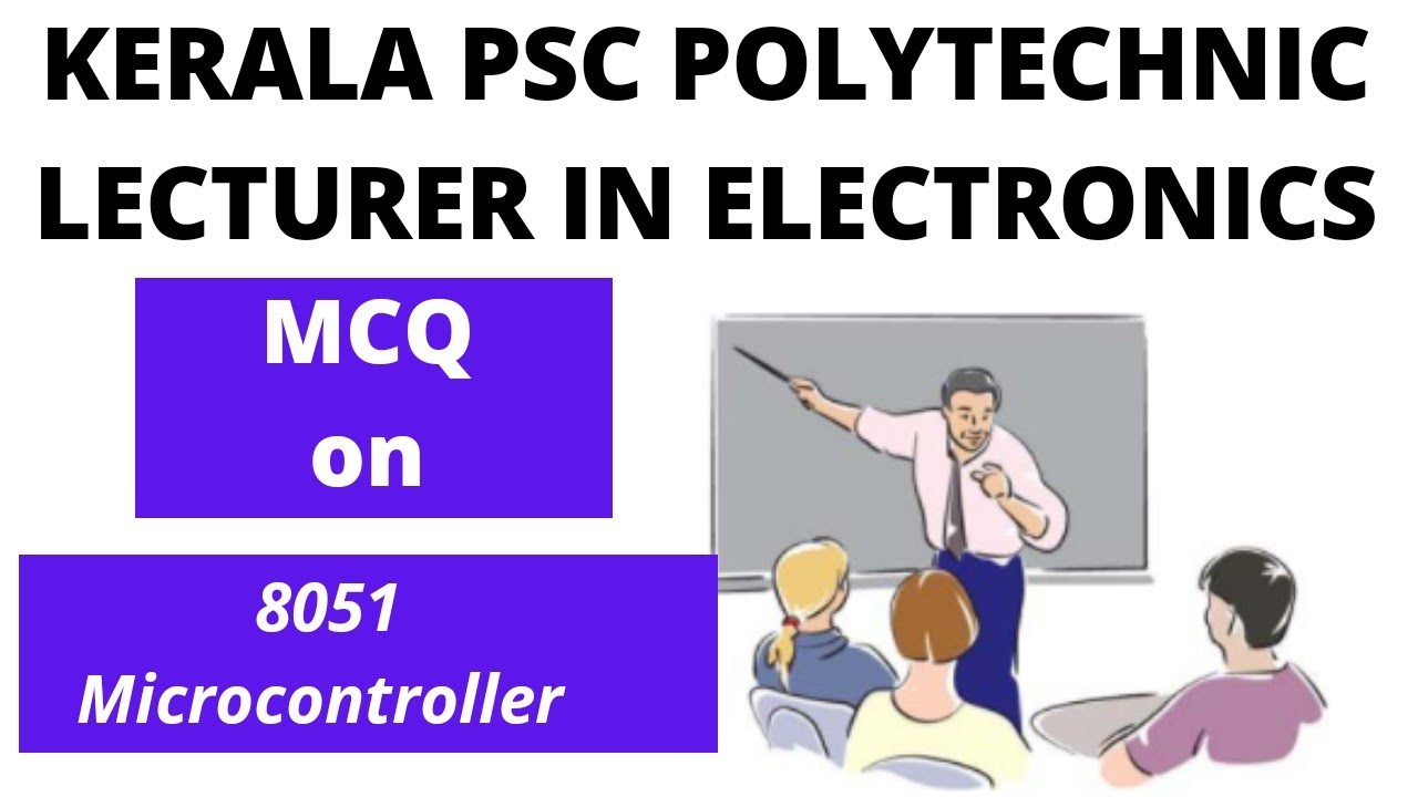 MCQ 8051 Microcontroller | polytechnic lecturer exam |  GATE | ISRO | DRDO