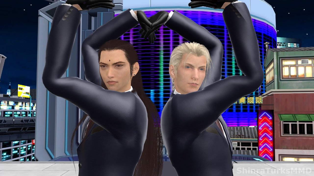 [MMD] Red Velvet Naughty - Rufus Shinra & Tseng Turks kpop dance Final Fantasy 7 Rebirth