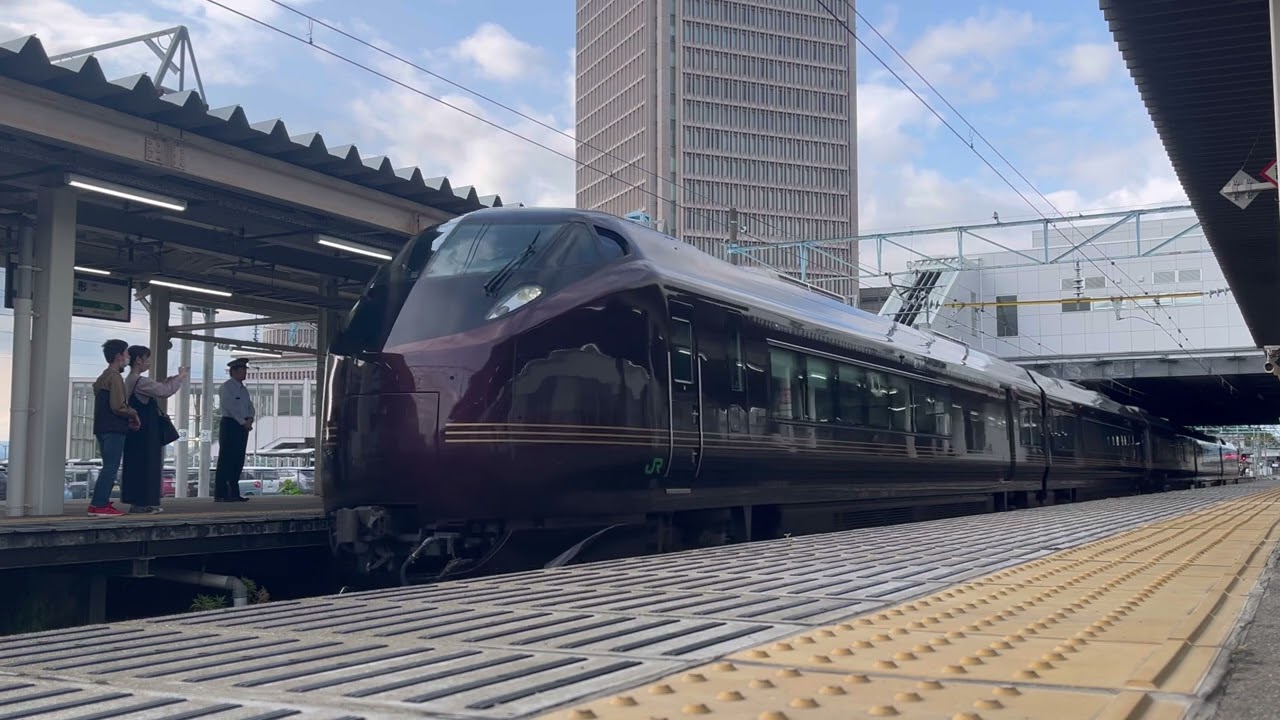 【4K】E655系なごみ 仙山線 山形駅発着 ミュージックホーン