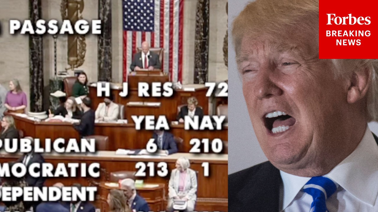 BREAKING: 6 GOP Lawmakers Join Democrats To Back Resolution Repealing Trump's Canada Tariffs