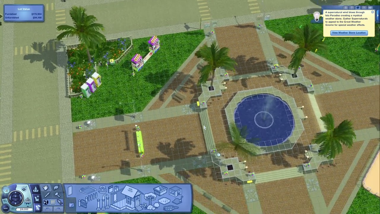 The Sims 3 Island Paradise - Community Lots Bin - Isla Paradiso Festival Grounds (Festival Grounds)