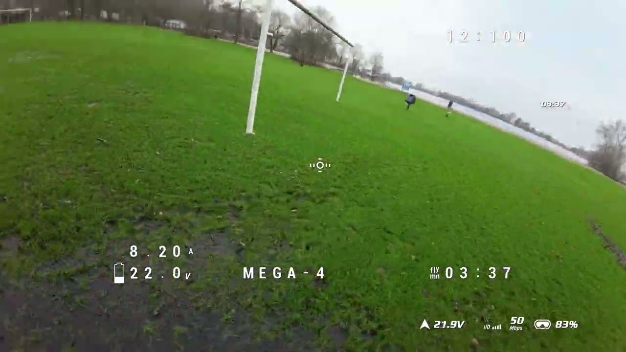 Random fun-flight over a swampy field :) - Foxeer Mega 4 DVR capture - 2024-02-17