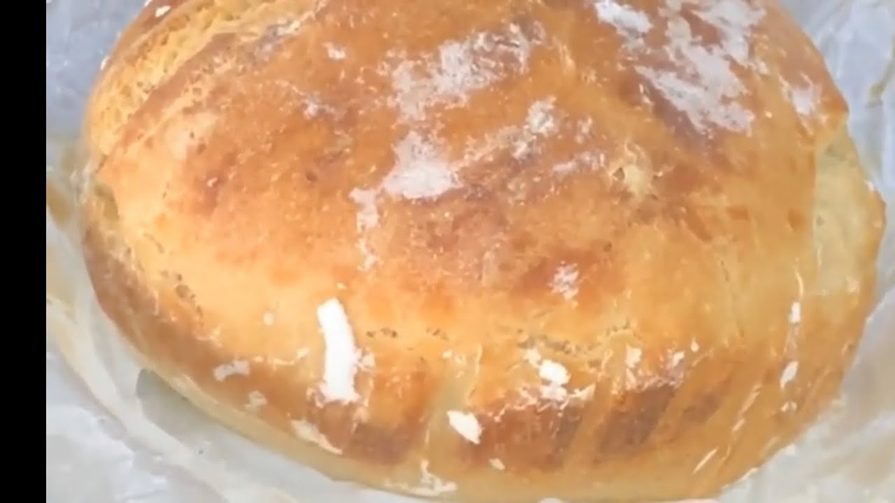 EVDE EKMEK YAPIMI  YOĞURMADAN HİÇ EL DEĞMEDEN EN KOLAY EKMEK YAPIMI