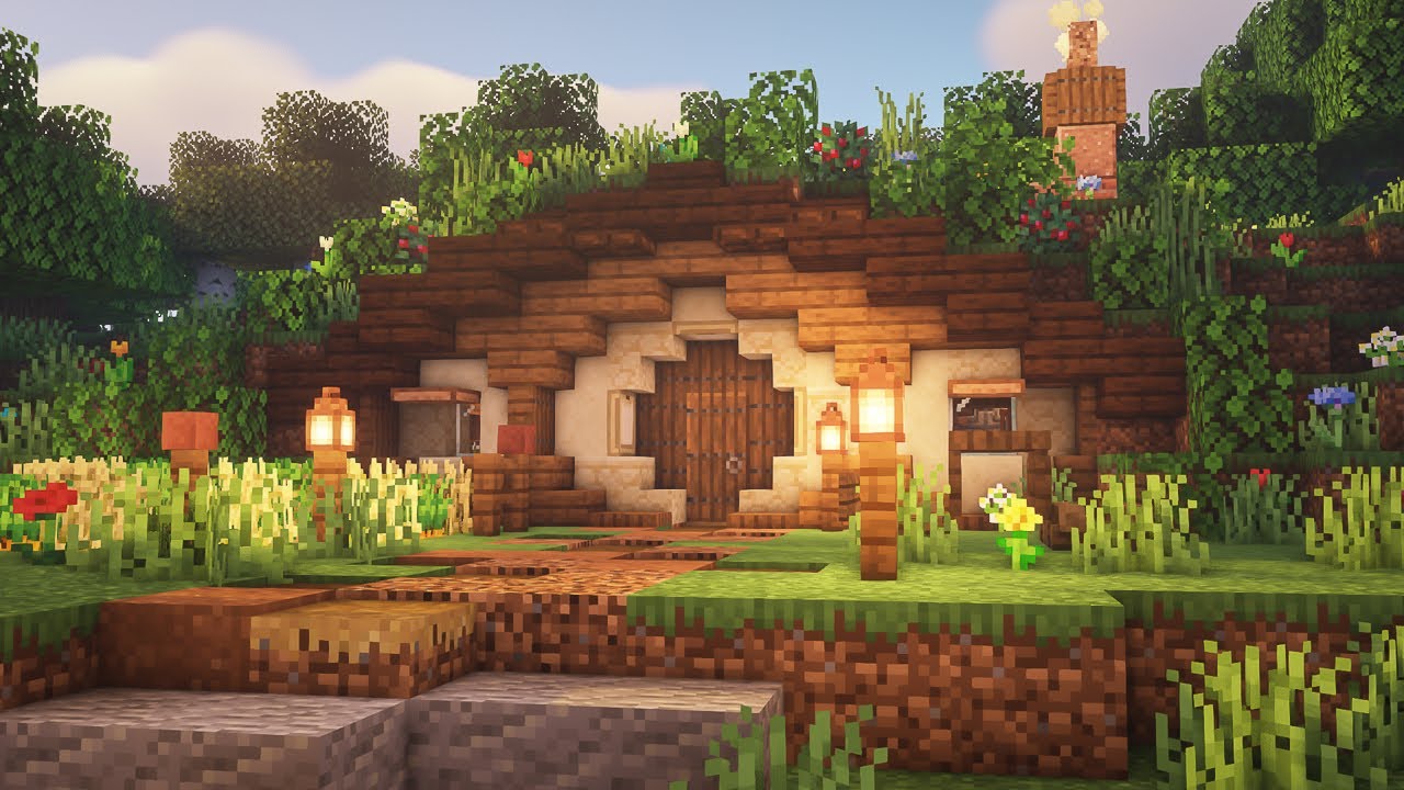 Minecraft: How to Build a Hobbit Home