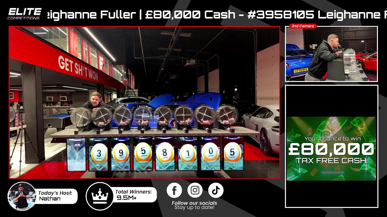 Tuesday Jackpot Draw - £80,000 Cash