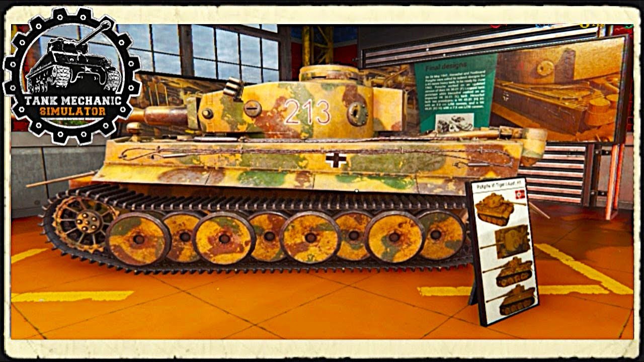 Tank Mechanic Simulator - Restaurando e Expondo o Tiger 213 (Guia PT-BR na descrição)