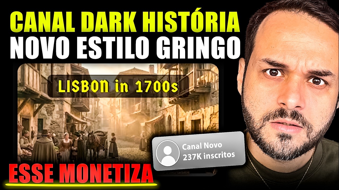 MELHOR CANAL DARK DE HISTORIA GRINGO MONETIZA FÁCIL E RÁPIDO EM 2026