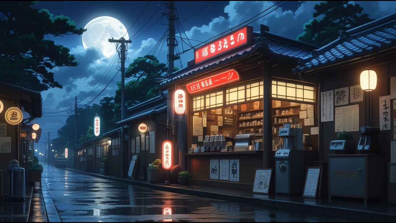 Rainy Day Coffee Shop Vibes 🌧️ Lofi Chill Beats from 80s & 90s for Study Sessions
