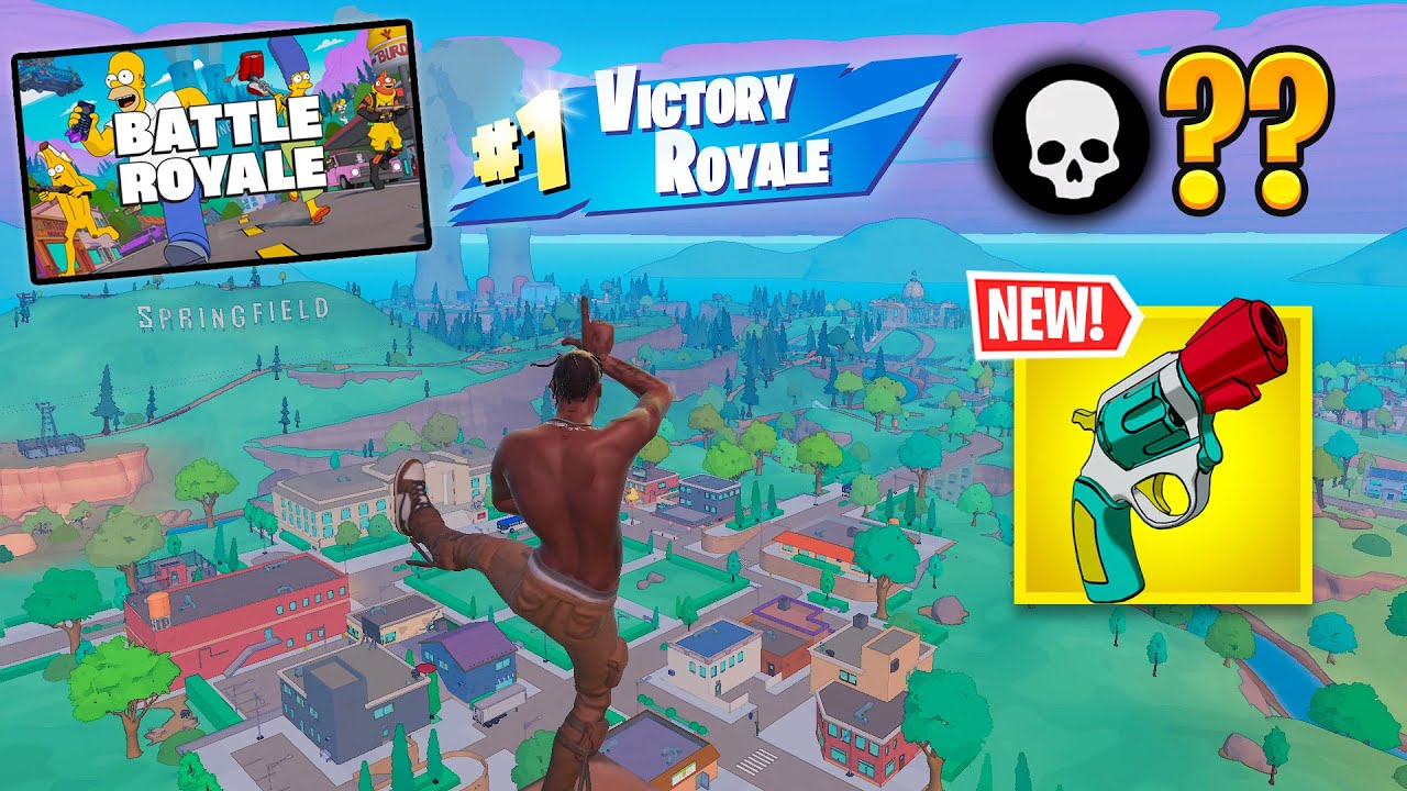 Fortnite Simpsons | High Kill Solo Win Full Gameplay (Keyboard & Mouse)