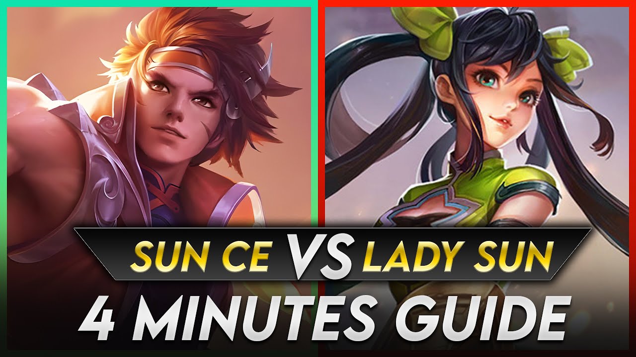 SUN CE vs LADY SUN: 4 Minutes Pro Guide | Honor of Kings