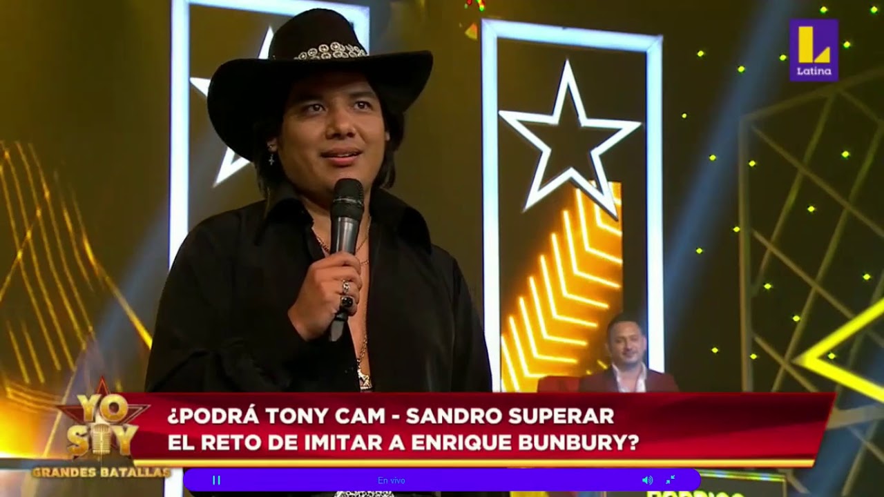SANDRO se convierte en BUNBURY   Heroe de leyenda  YO SOY TV en vivo 🔴 Latina Televisión peruana