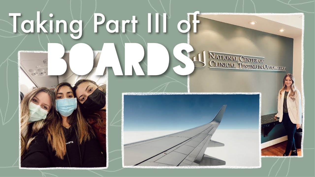 Optometry School | VLOG: taking NBEO Part III