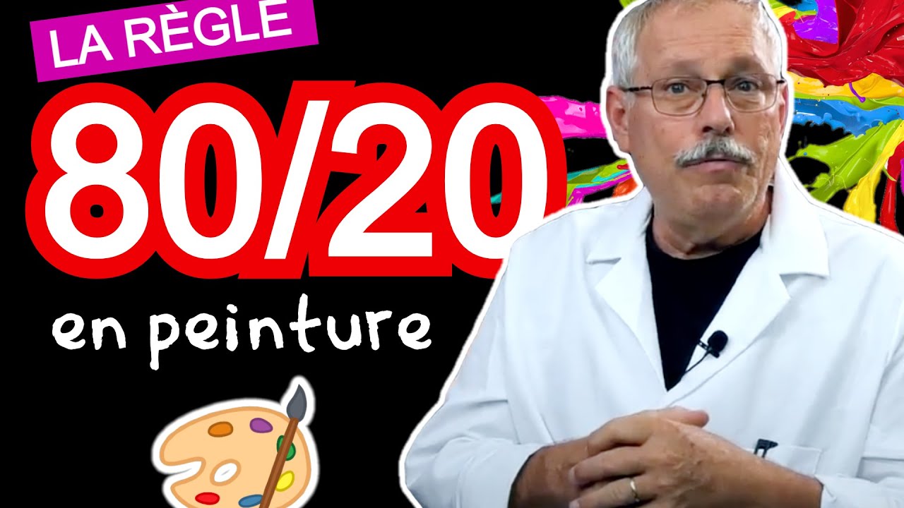 Peindre plus efficacement : comment utiliser la règle des 80 20 en peinture ?
