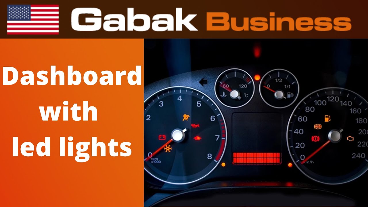 How to replace dashboard lights with LED? - Gabak Business - Gabriel Barrandeguy