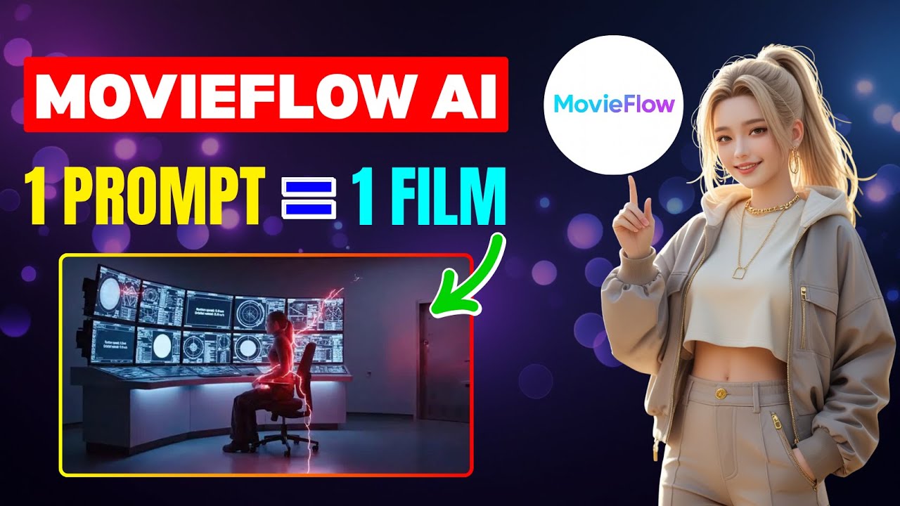 How I Made a Full Movie Using Just 1 Prompt with MovieFlow AI | Best Long AI Video Generator
