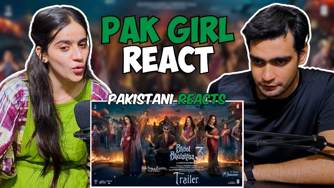 Pakistani Reacts On Bhool Bhulaiyaa 3 (Official Trailer): Kartik Aaryan,Vidya B,Madhuri D,Triptii