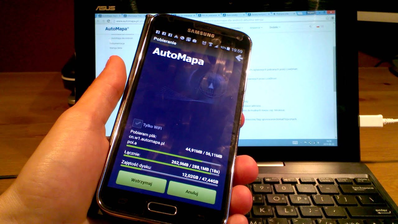 AUTOMAPA na Androida | MediaTester