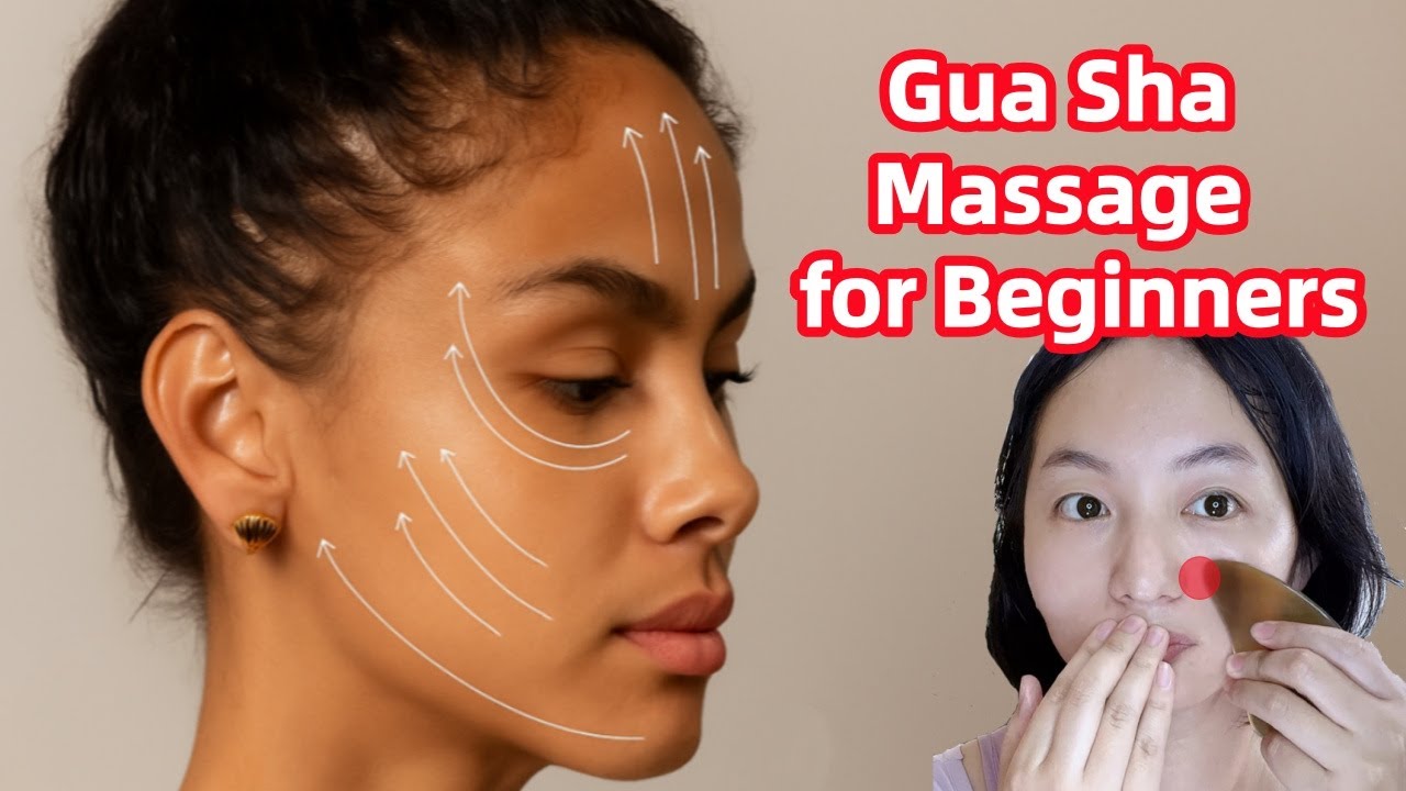 Gua Sha Face Massage for Beginners | 5-Min De-Puff Routine & Natural Face Lift