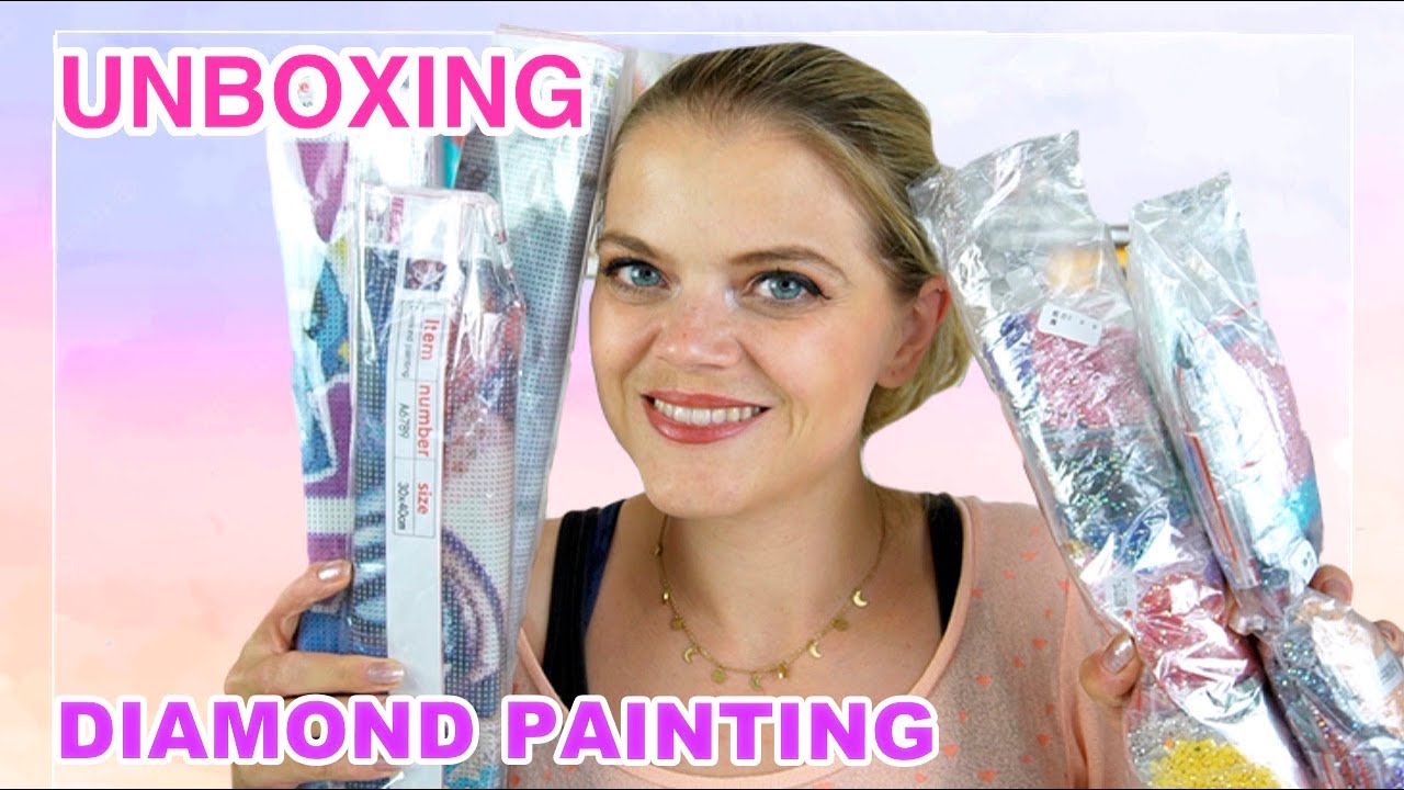 DIAMOND PAINTING UNBOXING | fansells