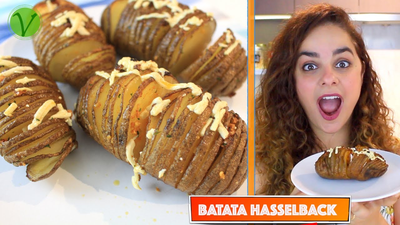 BATATA HASSELBACK CROCANTE POR FORA/MACIA POR DENTRO #706 | Receitas da Mussinha