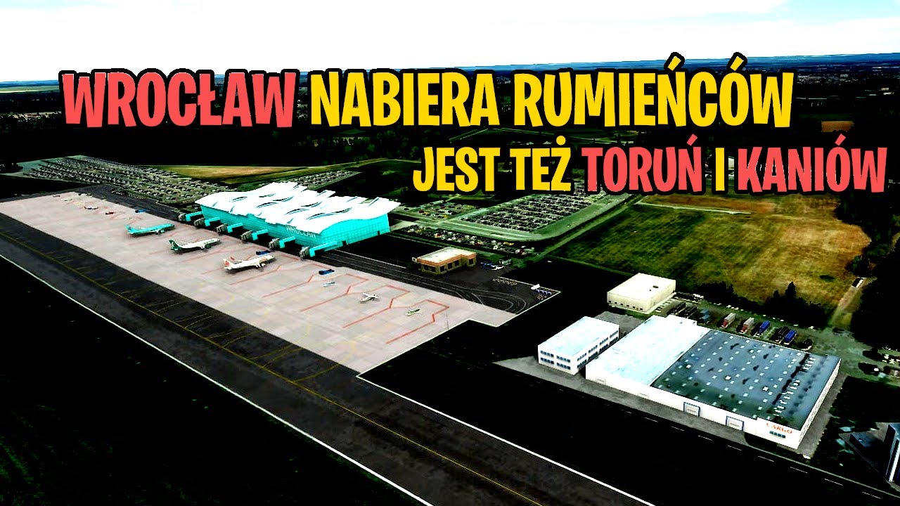 Wrocław zaczyna wyglądać. Kaniów i Toruń też | DODATKI | Microsoft Flight Simulator 2020 PL