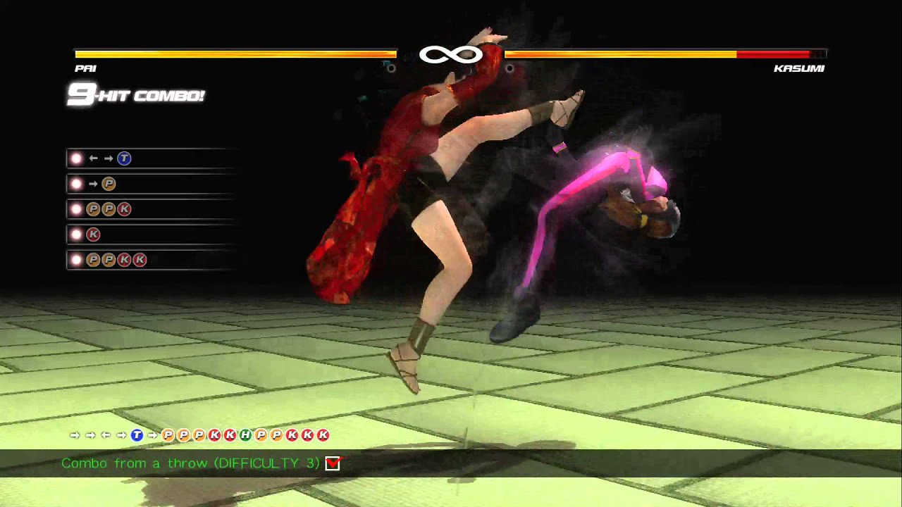 DOA5U   Pai Combo Challenge