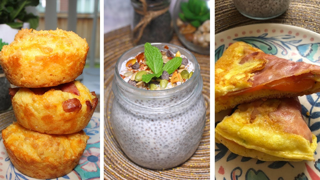 Desayunos keto 3 Ideas faciles, low carb y libres de gluten
