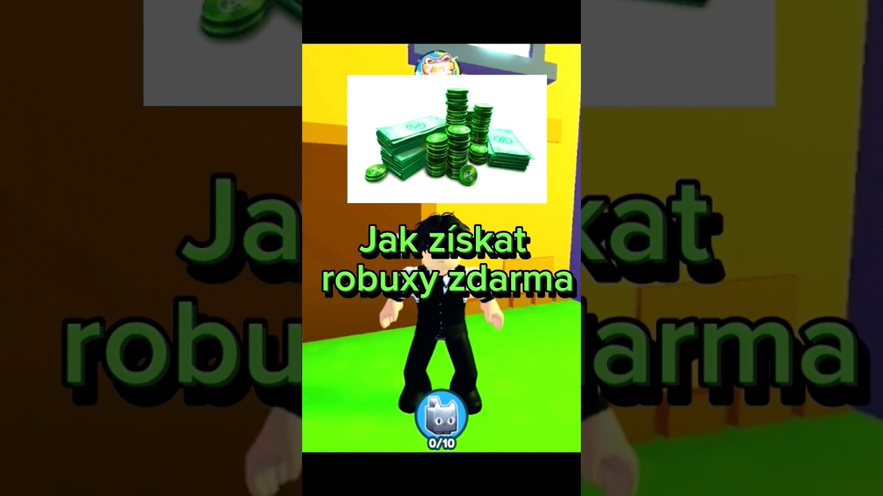Jak z&iacute;skat robuxy zdarma#short#roblox#
