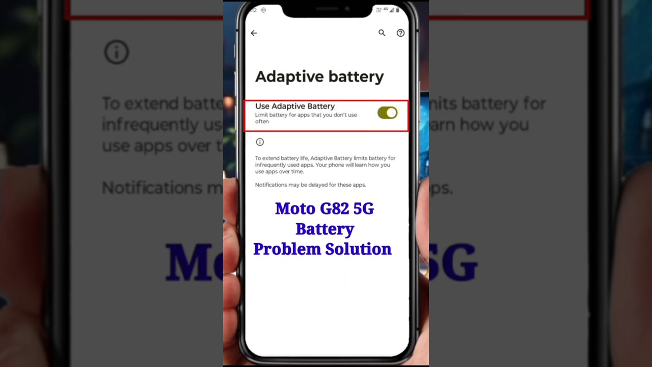 Moto G82 5G Battery Problem | Moto G82 5G Battery Setting | Moto G82 5G Battery Drain Problem