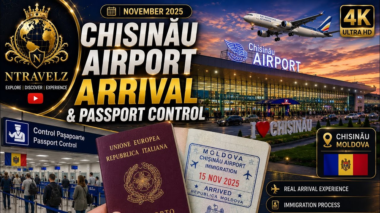 Chisinau Arrival and Passport Control | Chisinau AirPort Immigration | ntravelz in Chisinau Moldova 