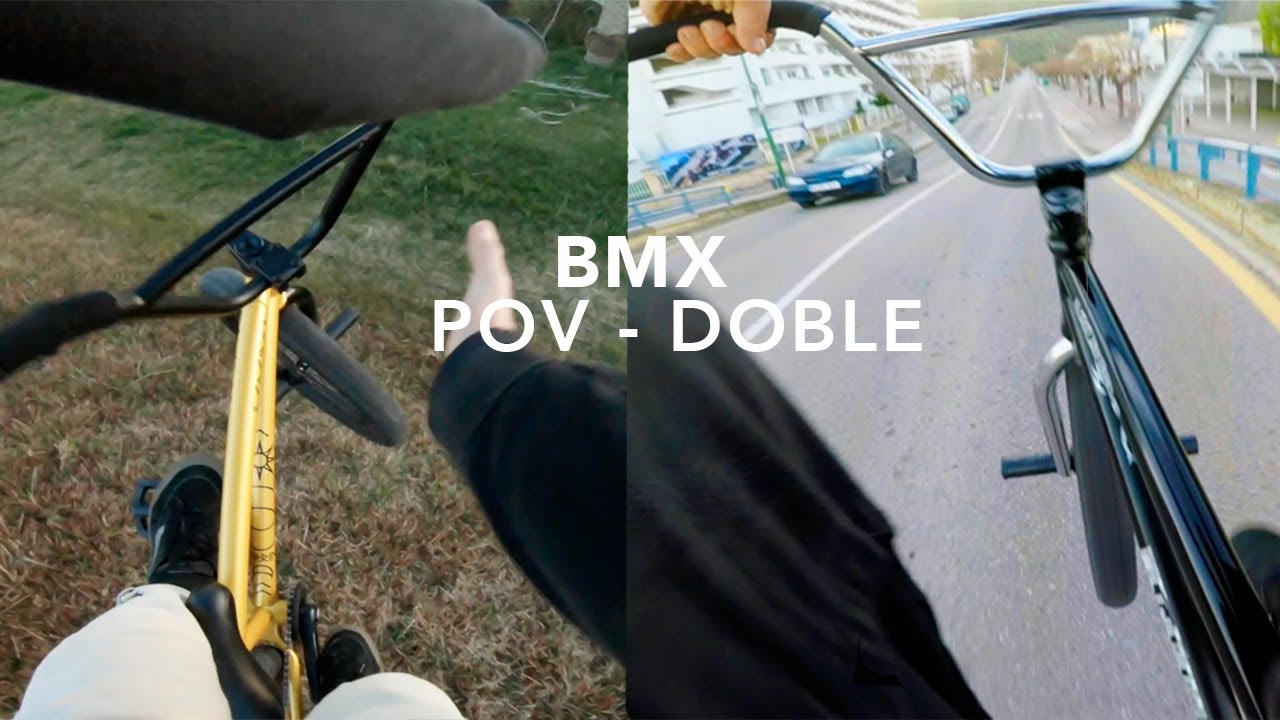 BMX GOPRO POV DOBLE 🔥🚲