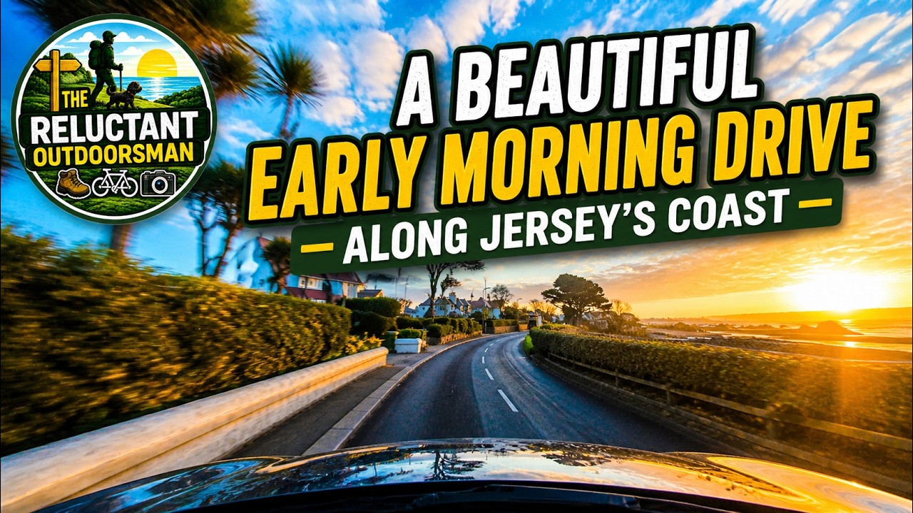 A Beautiful Sunrise Drive Along Jersey’s Coast 🚗🌅 | Tower Road to Gorey