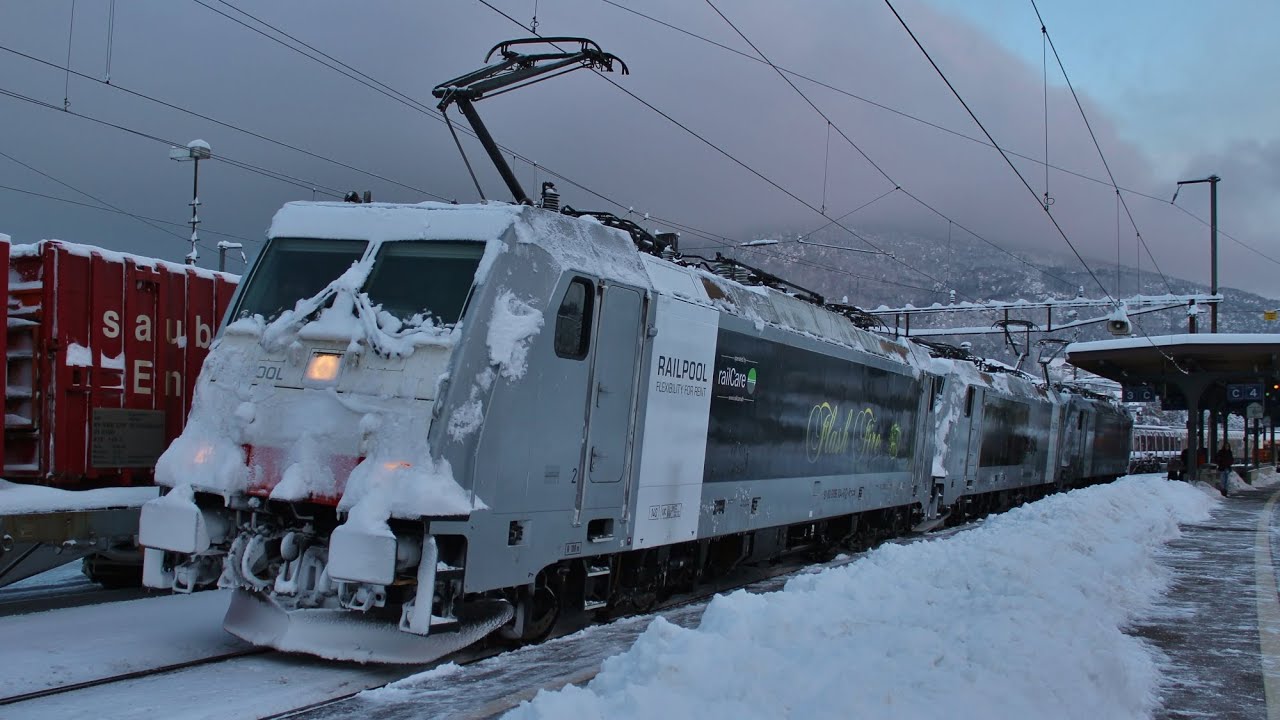 railCare BR 186 Flash Fire, Black Pearl und Pink Panther