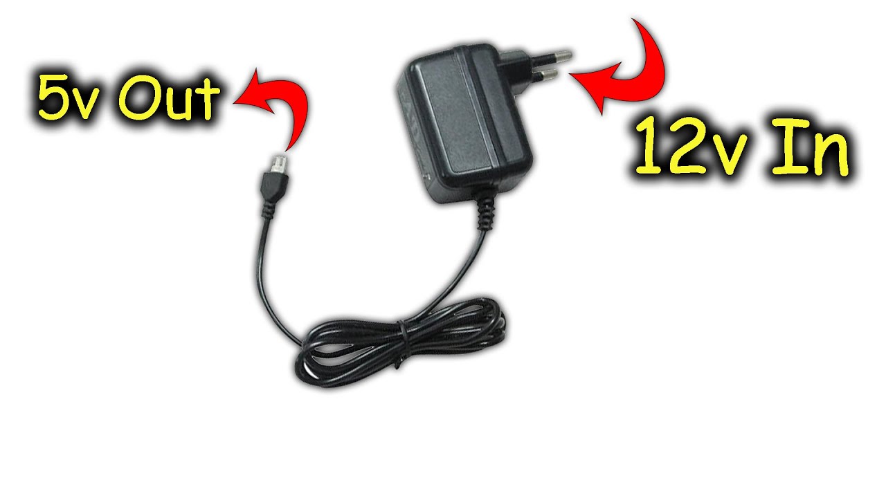 12v to 5v Converter From Old Mobile Phone Charger