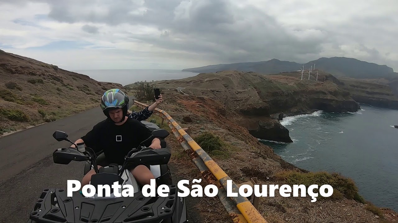 Madeira Quad/ATV  Ausflug  in den Osten von Funchal bis sogar zum Ponta de Sao Lourenco ...