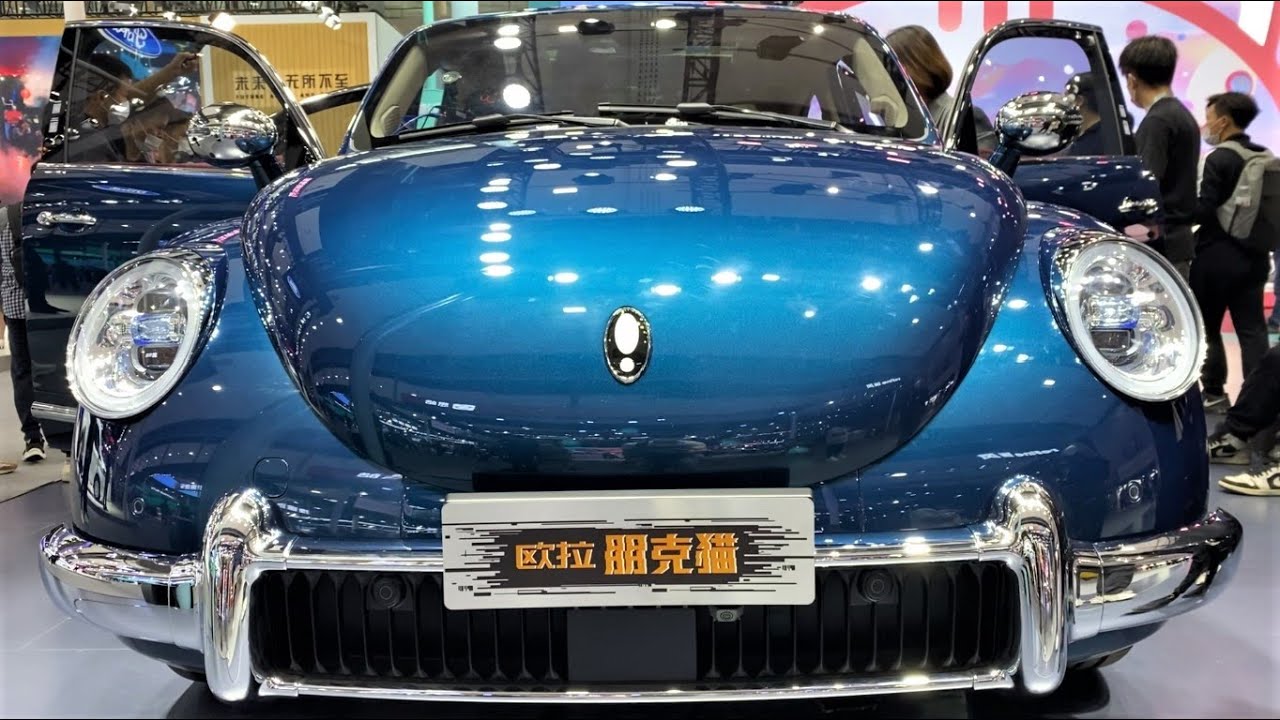 2022 GreatWall ORA Punk Cat Walkaround—2021 Guangzhou Motor Show—2022款长城欧拉朋克猫，外观与内饰实拍