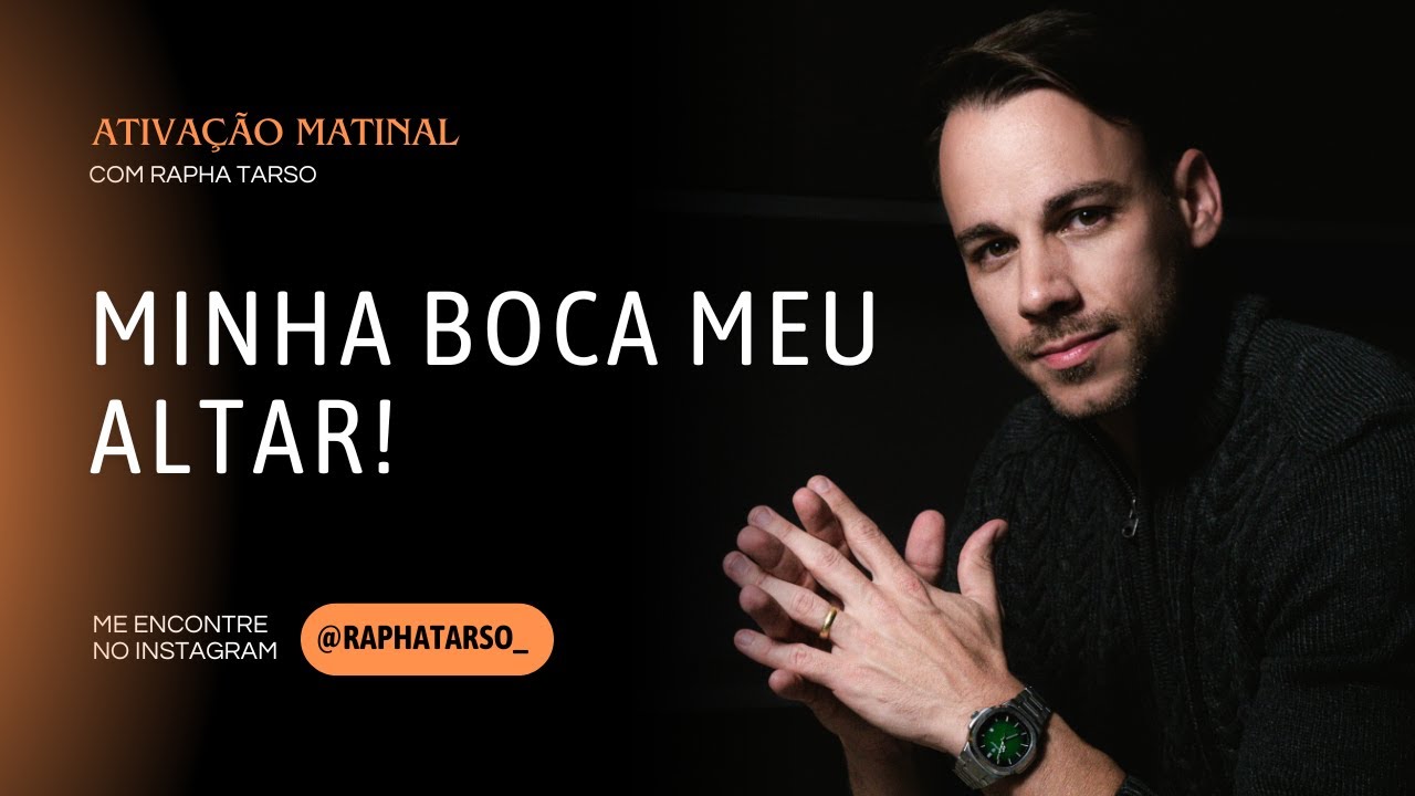 MINHA BOCA, MEU ALTAR! - (Esteja comigo de segunda a sexta às 07h05)