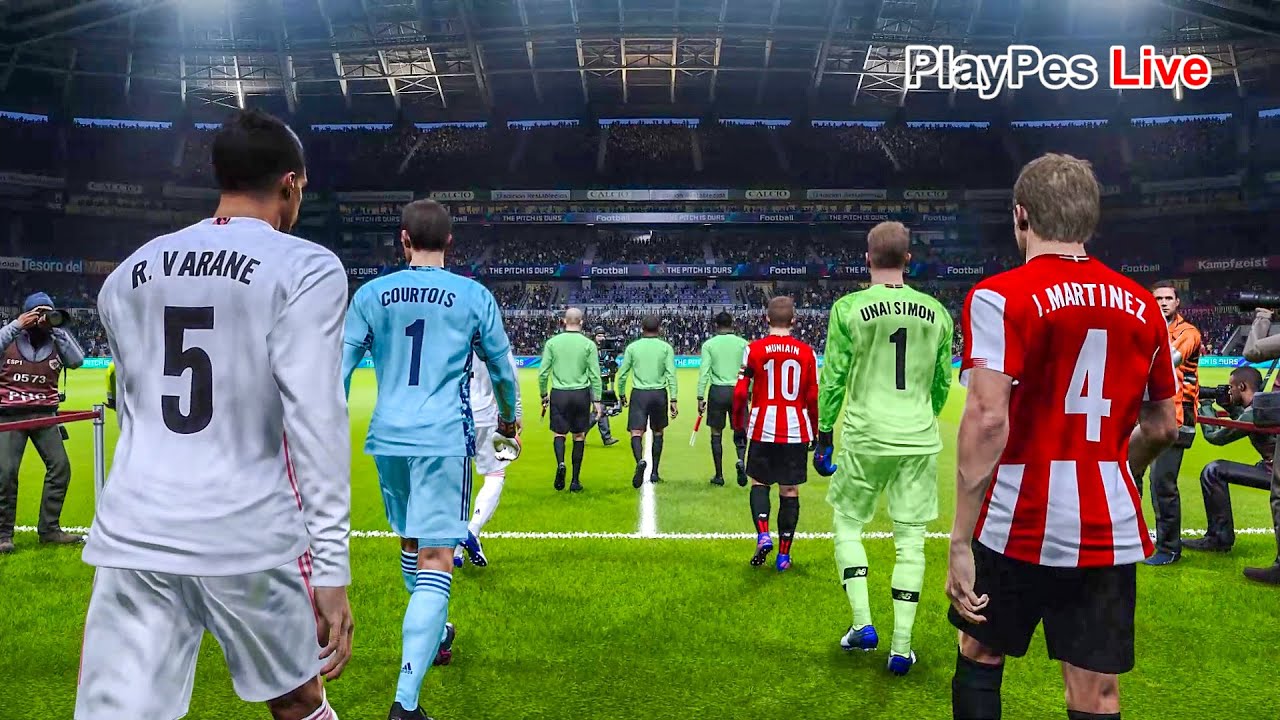 PES 2021 - Real Madrid vs Athletic Bilbao - Full Match & Goals - Gameplay PC