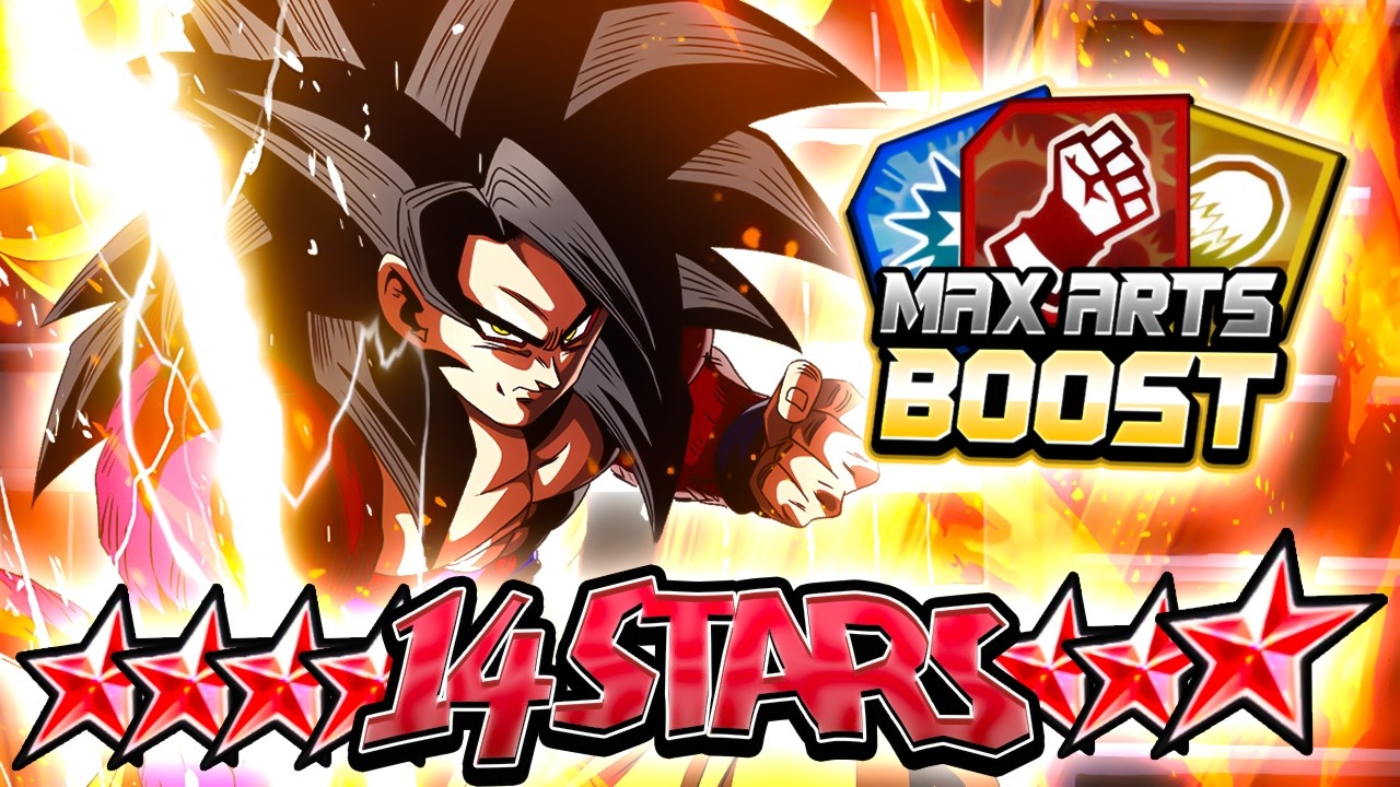 (Dragon Ball Legends) GT вернулся! MAX ARTS усилен, LF YEL SSJ4 Гоку просто безумен!