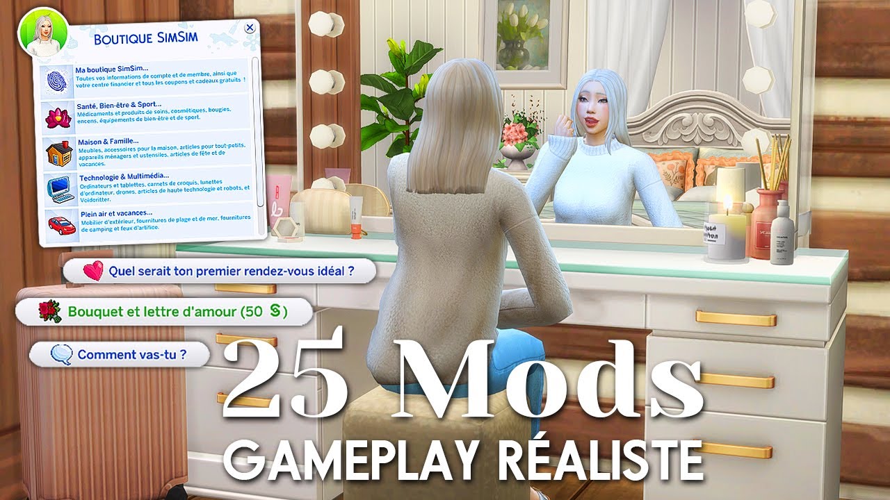 25 Mods gratuits pour un gameplay r&eacute;aliste ! | Sims 4 CC FINDS