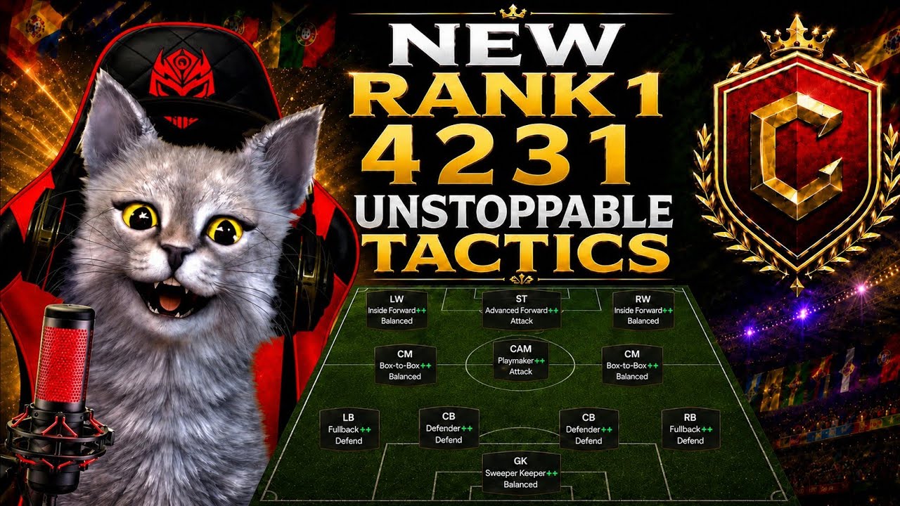 The Best ATTACKING Formation! Best 4231 Custom Tactics EA FC 26