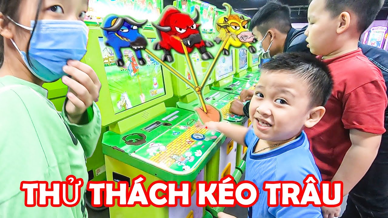 Kéo bò đại náo phòng game | THỬ THÁCH KÉO TRÂU |