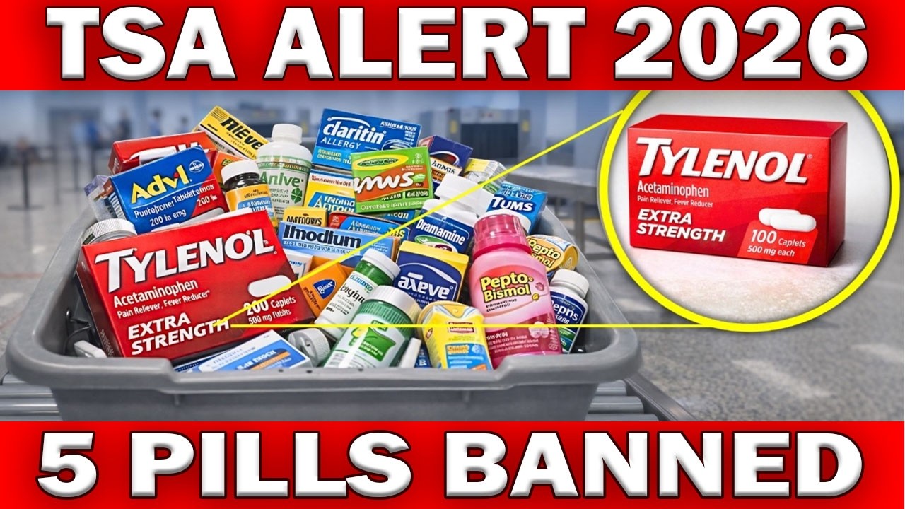 5 Medications TSA Will Confiscate in 2026 – Here’s How to Keep Them