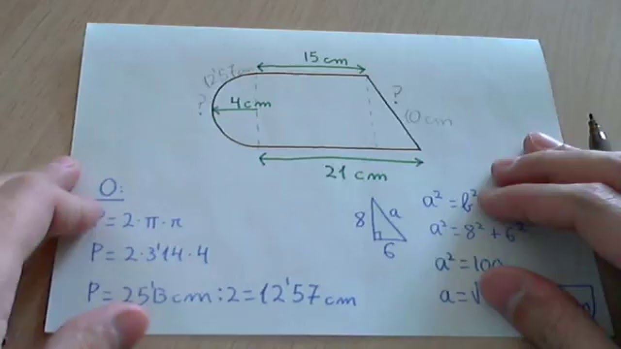 Perímetro de una figura irregular 01