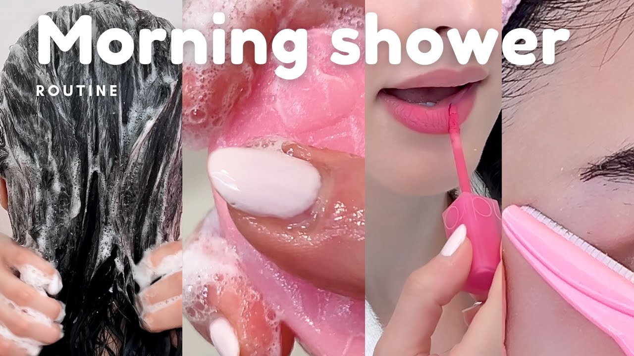 My chill ✨Morning✨ shower routine | body & skincare 🦢🩰🫧🛁ASMR