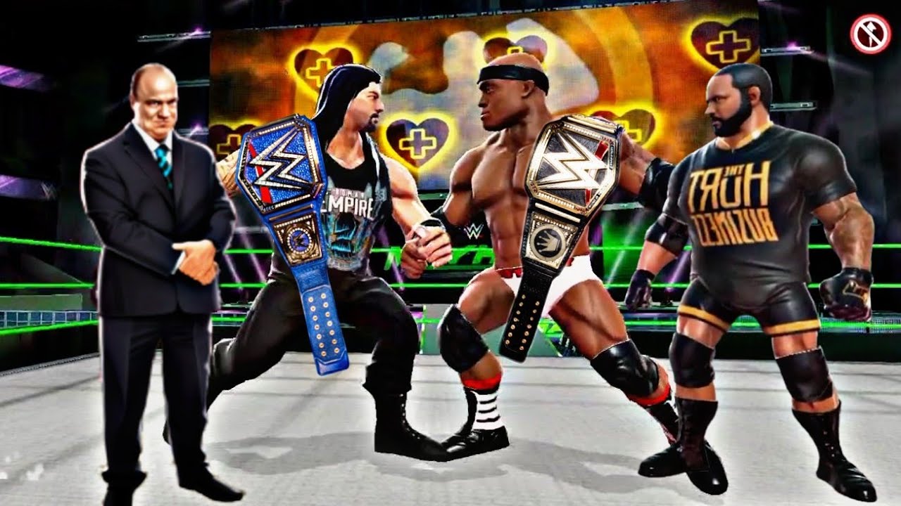 WWE Mayhem The All Mighty Challenge Roman reigns vs Bobby Lashley