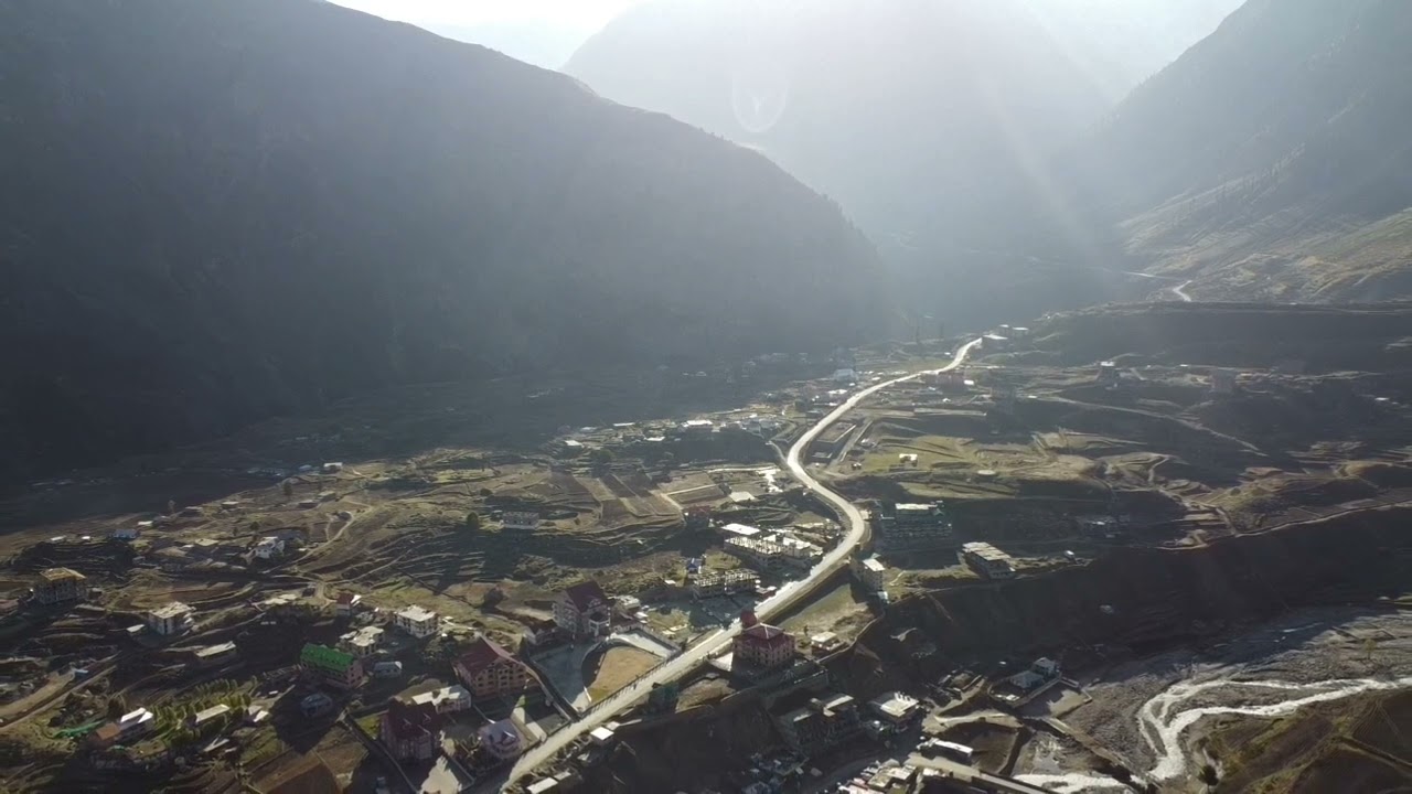 batakundi, naran valley drone view