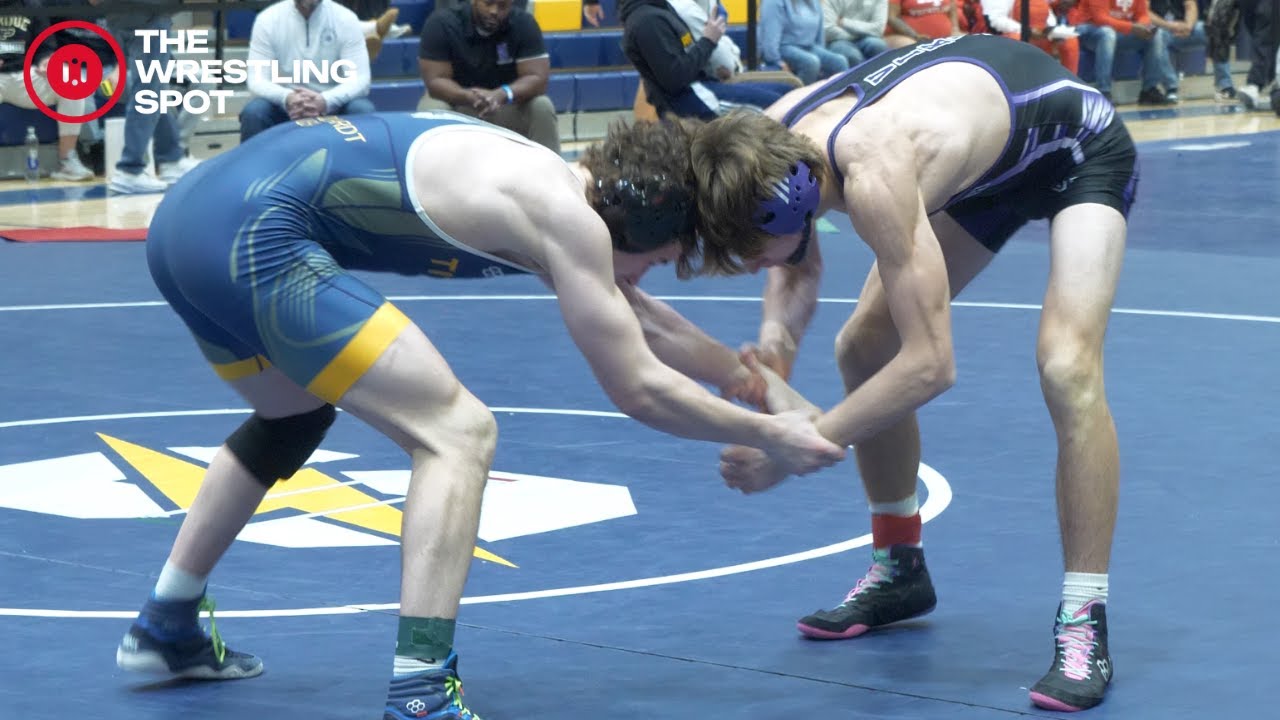 150 - Nathan Eiduk of Niles North [R] v. Joey Marquardt of Glenbrook South [G]