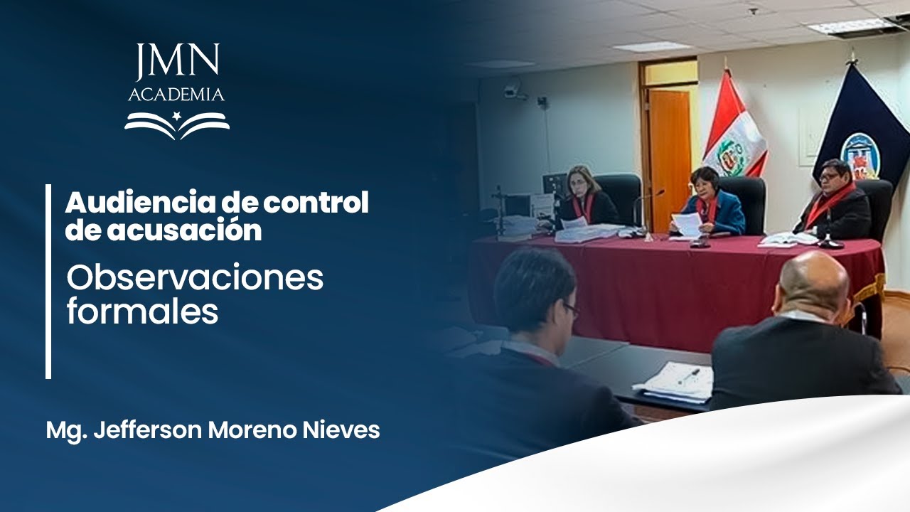 Observaciones formales a la acusación - Jefferson Moreno