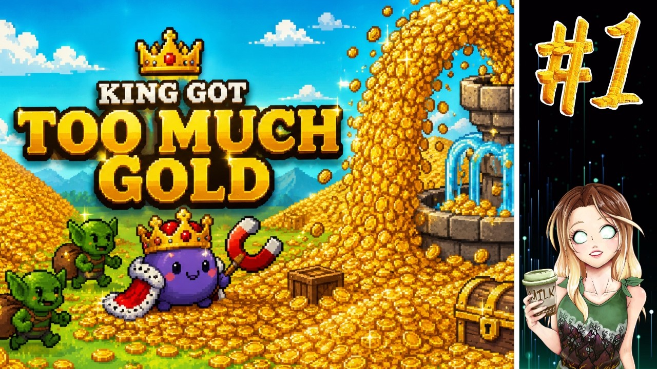 The King Got Too Much Gold #1 &ndash; Gold Spilling Everywhere! An Incremental Game About Cleaning Up C...